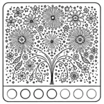 coloriage Feu D’artifice pour enfant de 8 ans