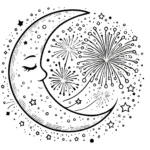 coloriage Feu D’artifice en ligne