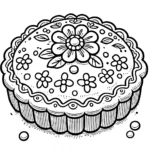 coloriage Galette des rois à imprimer gratuitement pdf