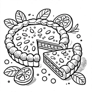 coloriage Galette des rois pour primaire