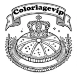 image pour coloriage Galette des rois enfant