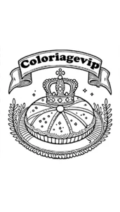 image pour coloriage Galette des rois enfant