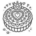 a imprimer coloriage Galette des rois gratuit