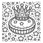 coloriage Galette des rois et dessins