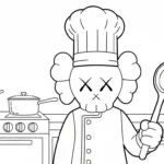 coloriage KAWS updated en ligne