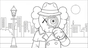 coloriage KAWS updated a imprimer gratuitement