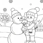coloriage KAWS updated gratuit pour enfants