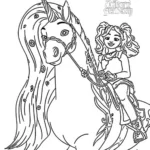 coloriage L’École des licornes et dessins