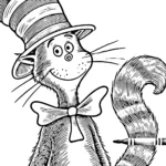 coloriage Le Chat chapeauté gratuit