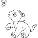 coloriage Mufasa à imprimer pour enfant de 10 ans