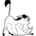coloriage Mufasa à imprimer pour enfant de 2 ans