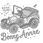 coloriage Nouvel An 2025 à imprimer gratuitement