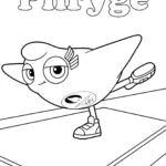 coloriage Phryge à imprimer pdf gratuit