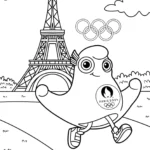 coloriage Phryge à imprimer pour enfant de 6 ans