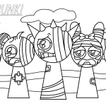 coloriage Sprunki pour enfants