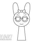 coloriage Sprunki et dessin a imprimer