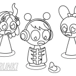coloriage Sprunki à imprimer pdf