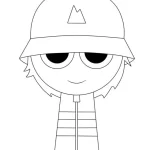coloriage Sprunki à imprimer pour enfant de 8 ans