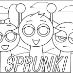 coloriage Sprunki educatif pour enfant