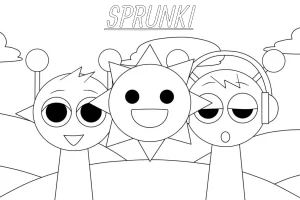 coloriage Sprunki en ligne