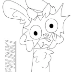 coloriage Sprunki a colorier en ligne
