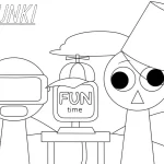 coloriage Sprunki et dessins