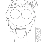 coloriage Sprunki a colorier en ligne gratuitement