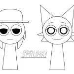 coloriage Sprunki gratuit