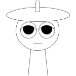 coloriage Sprunki à imprimer gratuit