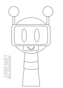 coloriage Sprunki pour enfant gratuit