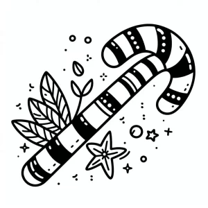 coloriage Sucre D’orge a imprimer