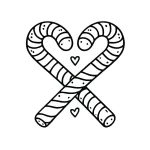 coloriage Sucre D’orge pour enfant a imprimer gratuit