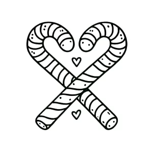 coloriage Sucre D’orge pour enfant a imprimer gratuit