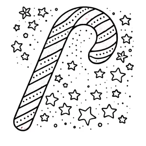 coloriage Sucre D’orge pour enfant de 8 ans