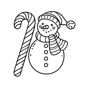 coloriage Sucre D’orge pour enfant de 5 ans