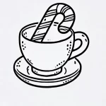 coloriage Sucre D’orge pour enfants à imprimer