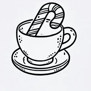 coloriage Sucre D’orge pour enfants à imprimer