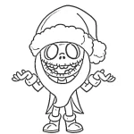télécharger coloriage The Nightmare Before Christmas gratuit
