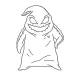 coloriage The Nightmare Before Christmas pour enfant gratuit