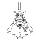coloriage The Nightmare Before Christmas gratuit en ligne