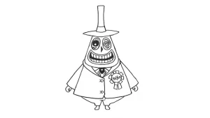 coloriage The Nightmare Before Christmas gratuit en ligne