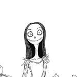imprimer coloriage The Nightmare Before Christmas gratuit