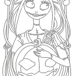 coloriage The Nightmare Before Christmas pour enfant de 6 ans
