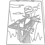 coloriage The Nightmare Before Christmas a imprimer gratuitement