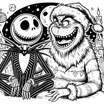 coloriage The Nightmare Before Christmas et dessins