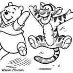 coloriage Winnie l’ourson pour bebe a imprimer