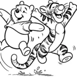 coloriage Winnie l’ourson pour bebe a imprimer