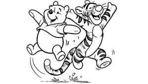 coloriage Winnie l’ourson pour bebe a imprimer