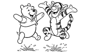 coloriage Winnie l’ourson gratuit a imprimer