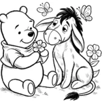 coloriage Winnie l’ourson pour enfants a imprimer gratuit
